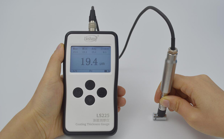 LS225+F500鍍層測厚儀測量小物件 LS225+F500鍍層測厚儀測量小物件