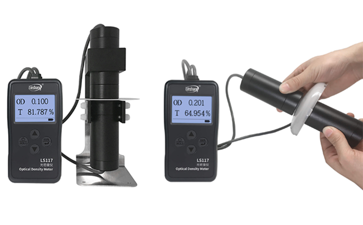 LS117透光率計檢測燈罩和擴散板的透光率