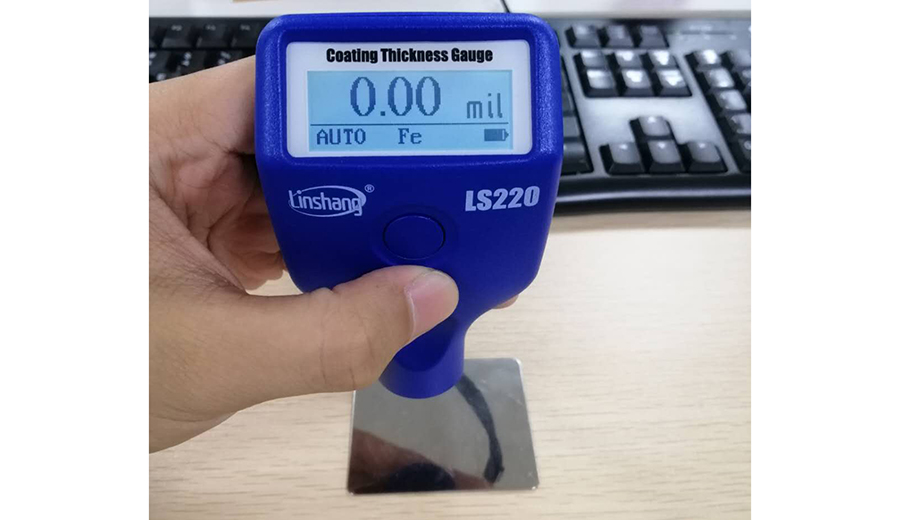 涂層測厚儀調零