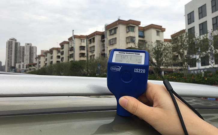 漆膜測厚儀測車頂